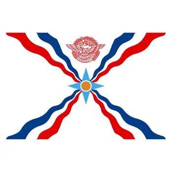 ассирийский флаг 90x150 см для украшения