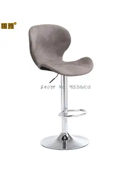 Барный стул высокий табурет технология домашнего подъемного кресла тканевый барный стул для кассира высокий барный стул барный стул