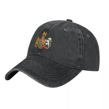 Бейсбольная кепка С БРИТАНСКИМ королевским гербом, ковбойская шляпа, кепка с козырьком, ковбойские шляпы в стиле бибоп, мужские и женские головные уборы