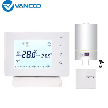 Беспроводной радиочастотный нагревательный термостат Vancoo 220 В, регулятор температуры для Google Home, умный беспроводной контроллер Alexa