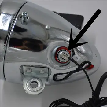 Велосипедный генератор трения, фара, задний фонарь, ретро Комплект динамо-ламп с низким энергопотреблением, пластиковый корпус, устойчивый к царапинам