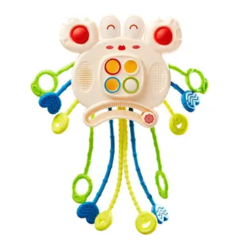 Выдвижная игрушка Экологически чистая игрушка для дошкольного возраста в форме краба в форме пресса и укуса, подарок для детей дошкольного возраста