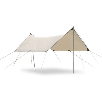 Высокое качество 3 * 3 М Открытый Кемпинг Палатка Дождь Летать Брезент Легкое Снаряжение Для Выживания Укрытие Кемпинг Палатка Брезент