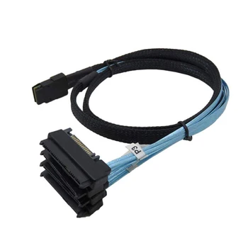 Высокоскоростной кабель для подключения сервера MINI SAS SFF-8087 к SAS SFF-8482