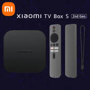Глобальная версия Xiaomi Mi TV Box 2-го поколения 4K Ultra HD Google TV 2 ГБ ОПЕРАТИВНОЙ ПАМЯТИ 8 ГБ eMMC HDR10 + Google Assistant Smart Mi Box S Player
