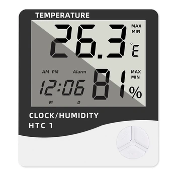 Датчик температуры и влажности, настенный настольный электронный датчик влажности, измеритель температуры для внутреннего дома 40JE