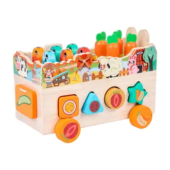 Деревянная игрушка ручной работы Монтессори, развивающие цвета, сортировка блоков по форме для малышей, мальчиков и девочек в возрасте от 3 лет, детей дошкольного возраста