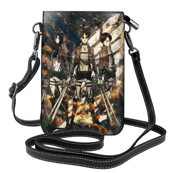 Дизайнерская сумка Attack On Titan aot final season от Райнера Эрена Джигера, винтажные женские сумки, кожаный женский кошелек на открытом воздухе, оптом