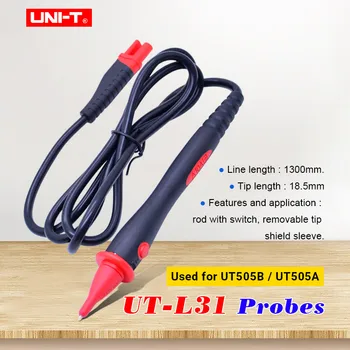Дистанционный тестовый провод UNI-T UT-L31 Стержень с тестовыми проводами изоляции выключателя; тестовая ручка с дистанционным управлением; Применяется к UT505A UT505B