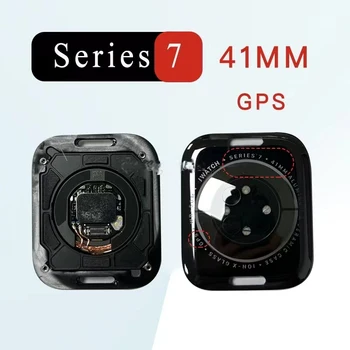 Для Apple Watch Series 7 Задняя Крышка Батарейного Отсека Стеклянный Корпус 41 мм 45 мм С Цепью GPS / LTE Версии