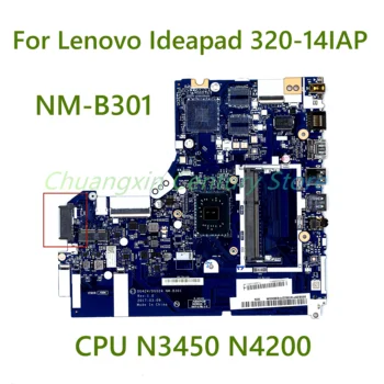 Для Lenovo Ideapad 320-14IAP Материнская плата ноутбука DG424/DG524 NM-B301 с N4200/N3450 DDR3 100% Протестирована, Полностью Работает