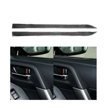 Для Subaru Forester 2013-2018 Автомобильная внутренняя отделка дверей из углеродного волокна, Литье, накладка, полоса, защитные наклейки