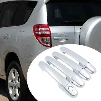 Для Toyota RAV4 XA30 2006-2012 Наружная боковая дверь, ручка-защелка, накладка на панель, отделка, наклейки на внешние автомобильные аксессуары