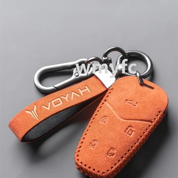 Для Voyah Dreamer Free 2022 Кожаный Чехол Для Ключей От Автомобиля Keys Full Cover Protection Shell Bag