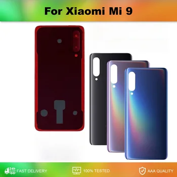 Для Xiaomi Mi 9 Mi9 M1902F1G Задняя крышка аккумулятора Корпус задней двери Запасные части для Xiaomi 9 Mi 9 Mi9