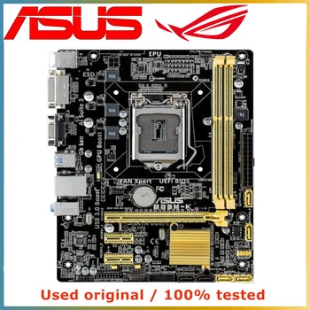 Для материнской платы компьютера ASUS B85M-K LGA 1150 DDR3 16G Для настольной материнской платы Intel B85 SATA III PCI-E 3,0x16