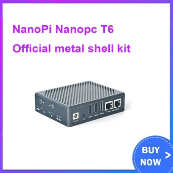 Дружественная плата разработки Nanopc T6 RK3588 Cortex A76 6TOPs Вычислительная мощность 16G 256GB Twin 2.5