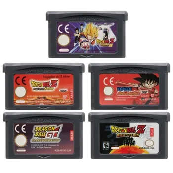 Игровой картридж Dragon Ball серии GBA 32-разрядная игровая приставка Dragon Ball Advanced Buu's Fury GT Transformation для GBA