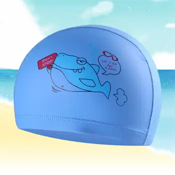 Искусственная 3D шапочка для плавания для мальчиков и девочек, Милые Шапочки для бассейна, аксессуары
