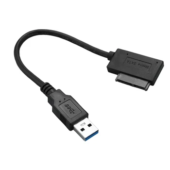 Кабель-адаптер оптического привода USB 3.0 - 7 + 6 13Pin Slimline SATA для ноутбука CD/DVD ROM