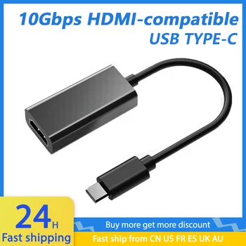 Кабель Видеоконвертера USB 3.1 Type-C с интерфейсом 10 Гбит/с, Совместимый с HDMI, Многослойный Экранирующий Чип с Низким Энергопотреблением для Xiaomi
