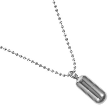 Капсулы Кулон Ожерелье Чехол Кулон Ожерелье Подарочное ожерелье с открывающейся подвеской