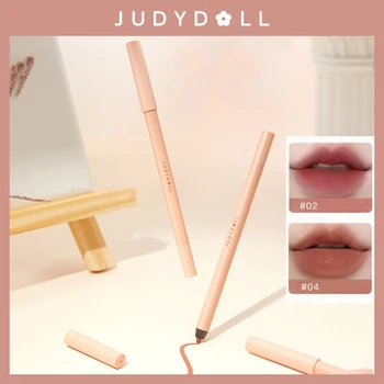 Карандаш для губ Judydoll Nude Matte Lipstick Pen Водостойкая Подводка для губ, покрывающая Темный Цвет губ