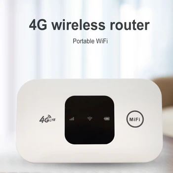 Карманный 4G Wi-Fi-маршрутизатор, портативная мобильная точка доступа, беспроводной модем 150 Мбит/с со слотом для SIM-карты, беспроводной маршрутизатор 4G с широким охватом
