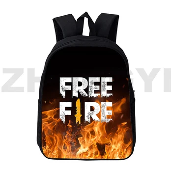 Классные мужские школьные сумки Free Fire Garena, качественный 3D нейлоновый рюкзак для ноутбука, городской рюкзак для женщин, 12/16-дюймовая школьная сумка для игр Free Fire для студентов