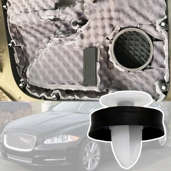 Клипсы Для Отделки Стойки Дверной карты Автомобиля С Резиновыми Уплотнительными Заклепками Для Jaguar XJ (X351) 2009 2010 2011 2012 2013 7703077469 8201112162