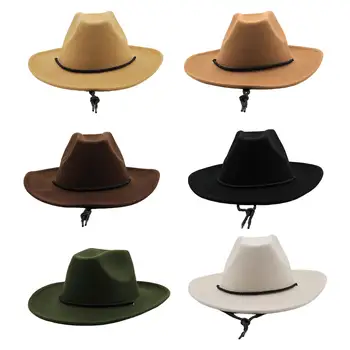 Ковбойская шляпа с широкими полями, Ковбойские шляпы для мужчин, женщин, взрослых, представление