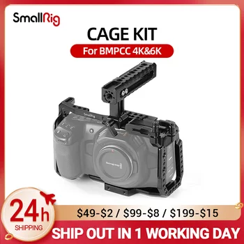 Комплект SmallRig BMPCC 4 K Cage Kit для карманной кинокамеры Blackmagic Design 4K BMPCC 4K / BMPCC 6K Поставляется с SSD-креплением Nato Handle