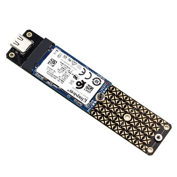 Конвертер NGFF M.2 в USB3.1 Type-C, совместимый с твердотельным накопителем M.2 SATA (NGFF) на базе M/B + Mkey, поддерживает твердотельный накопитель размером 2230/2242/2260/2280