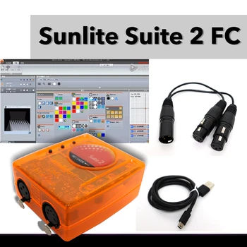 Контроллер сценического освещения Sunlite Suite 2 FC 1536CH DMX512 Программное Обеспечение DJ Disco Для Управления Осветительным оборудованием Party light DMX YUER