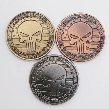 Контртеррористические силы США Антикварная Памятная Монета с Серебряным Бронзовым покрытием 
