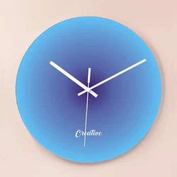 Креативные высококачественные настенные часы Home Simple Art Цифровые часы Роскошная современная Бесшумная гостиная Круглые настенные часы Electrónica