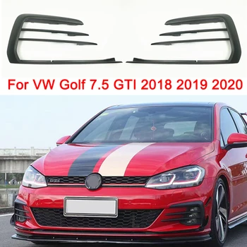 Крышка Рамки Противотуманной Фары Переднего Бампера Автомобиля Для VW Golf 7.5 GTI 2018 2019 2020 Рамка Передней Противотуманной Фары Ходовой Свет Абажур Противотуманной Фары