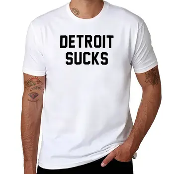 Лестер Бэнгс - футболка Detroit Sucks с графическими футболками, одежда kawaii, корейские модные футболки на заказ, мужская хлопковая футболка