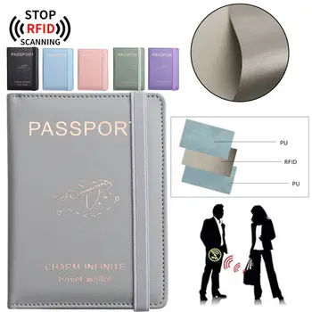 Многофункциональный PU Кожаный Водонепроницаемый RFID-Чехол Для Паспорта, Кошелек Для Кредитных ID-Карт, Защита Для Паспорта, Держатель Для Паспорта