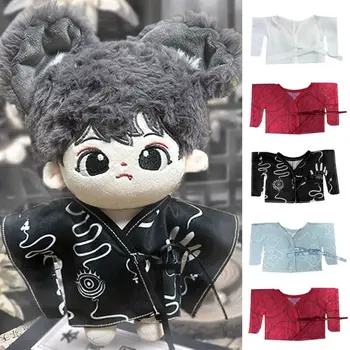 Модный Китайский стиль, 20 см Хлопковая кукольная одежда, Костюмы для мальчиков и девочек, Милая Старинная Одежда, Костюмы, Игрушки для кукол, Аксессуары для кукольной одежды DIY