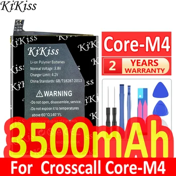 Мощный аккумулятор KiKiss емкостью 3500 мАч для Crosscall Core-батареи M4 Core M4 CoreM4