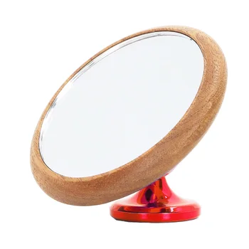 Наблюдение за расходом кофе Отражающее Зеркало Грецкий Орех с возможностью поворота на 360 градусов Зеркало для визуального извлечения Кофейной дроби Красного цвета