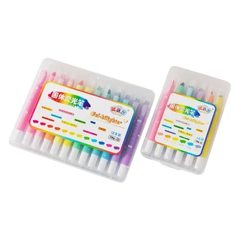 Набор ручек с библейским маркером 6/12 цветов для равномерной разметки, для использования в офисе и школе, студентами, рабочими, быстросохнущий маркер