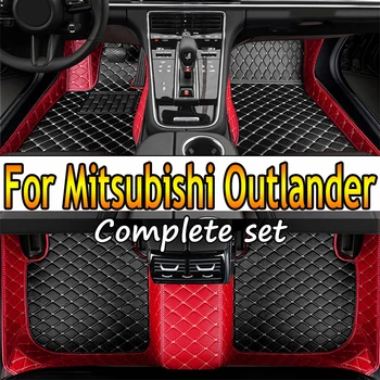 Негибридный Автомобильный Коврик Для Mitsubishi Outlander GM 2022 2023 5-Сидячие Кожаные Накладки Автомобильные Коврики Alfombrillas Автомобильные Аксессуары