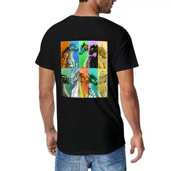 Новая футболка Wings of Fire - Dragonets, короткая быстросохнущая рубашка, мужские забавные футболки