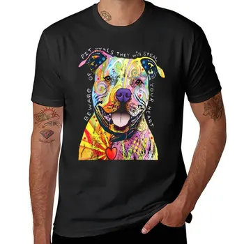 Новая футболка для любителей собак Pitbull | I Love Pitbull Shirt Футболка kawaii clothes Футболка короткие футболки с рисунком для мужчин