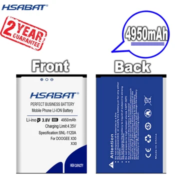 Новое поступление [HSABAT ] Сменный аккумулятор BAT17613360 емкостью 4950 мАч для DOOGEE X30