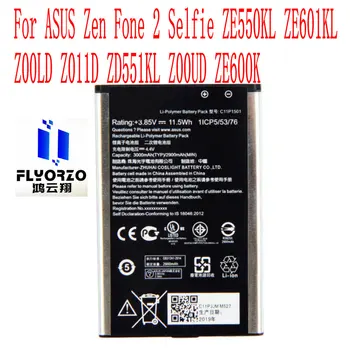 Новый Высококачественный Аккумулятор C11P1501 Для Мобильного Телефона ASUS Zen Fone 2 Selfie ZE550KL ZE601KL Z00LD Z011D ZD551KL Z00UD ZE600K