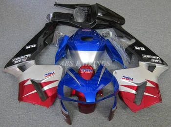 Новый комплект обтекателей для мотоциклов ABS, пригодный для HONDA CBR600RR F5 2003 2004 03 04, комплект кузова, синий, красный