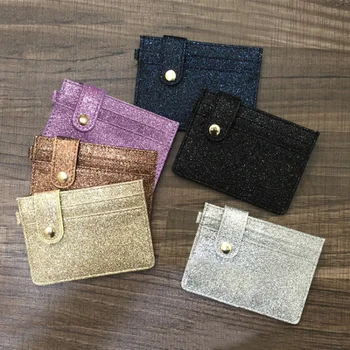 Новый короткий кошелек Zero, стильный однотонный маленький кошелек для девочек, сумка для удостоверения личности, сумка для кредитных карт, кошелек с пряжкой для монет, сумочка